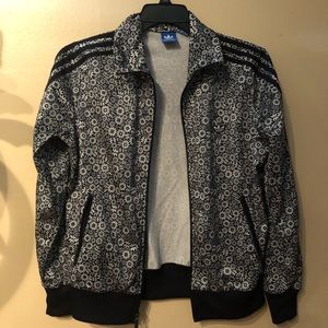 Pre-Owned Floral Print Jacket